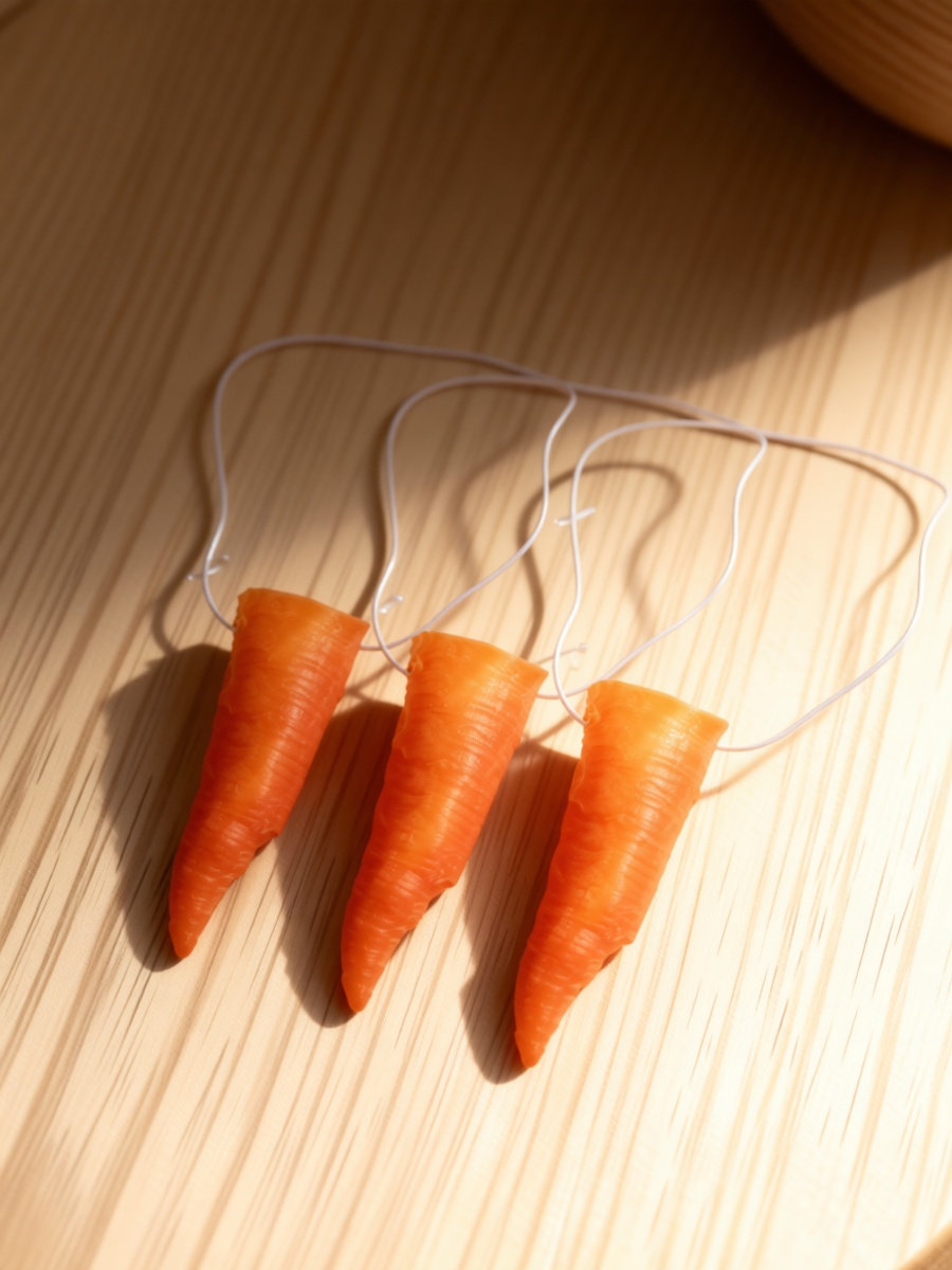 Easy Cosplay Prop - 고급 비닐 소재로 제작된 당근 코