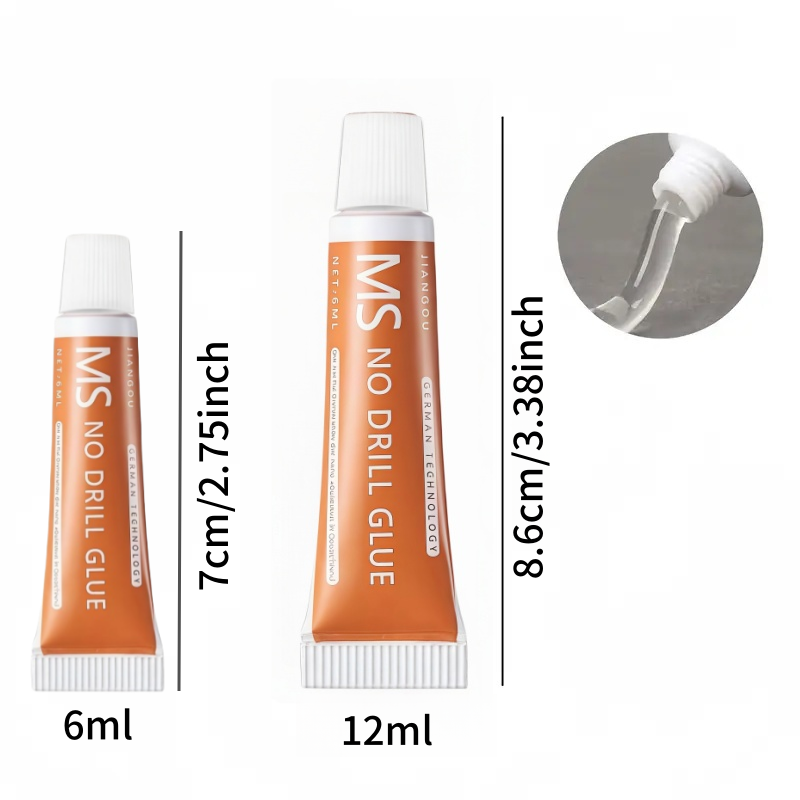 투명한 고강도 네일 프리 접착제(장착 패드 포함) –  - Contact Cement Glue 리뷰 및 가격