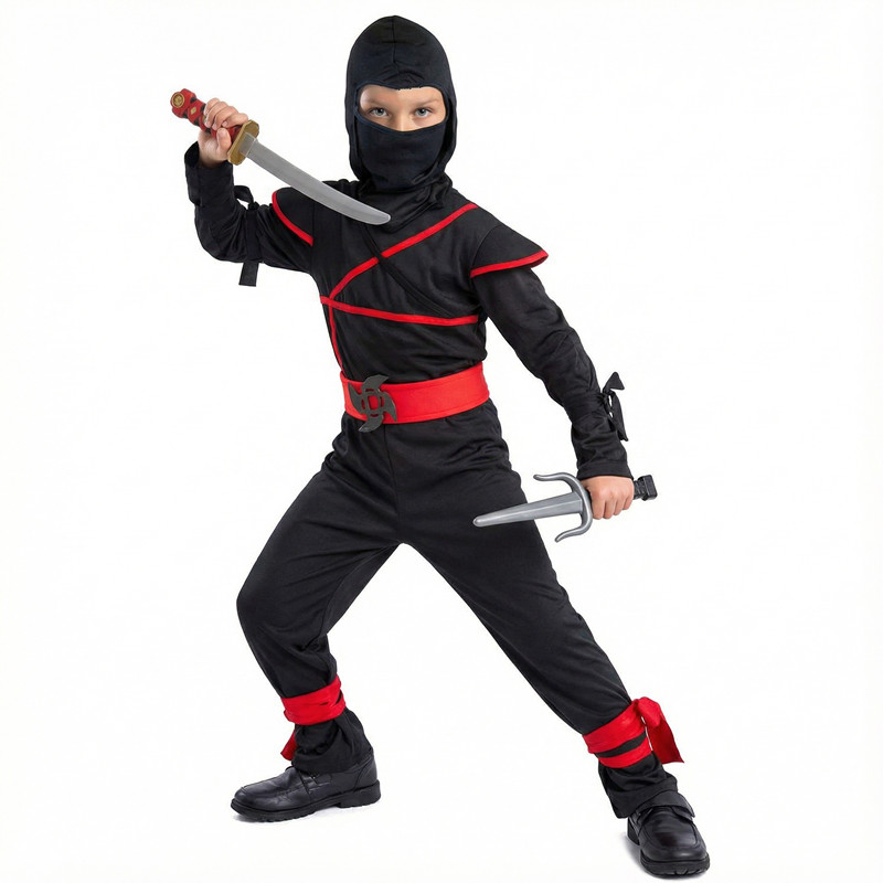 어린이용 일본 사무라이 의상 닌자 코스프레 할로윈 파티 - Cosplay Prop Dagger 리뷰 및 가격